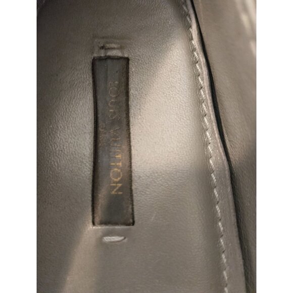 Louis Vuitton Greenish/Grey Patent Leather Oxford Slip on Ballet Flat. Size 40 - Picture 15 of 16